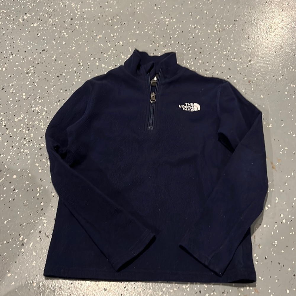 North face boys fleece half zip